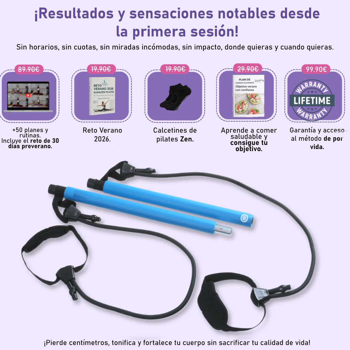 Aurazen - Barra de pilates