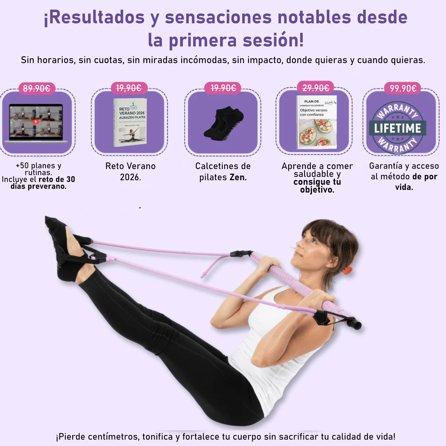 Aurazen - Barra de pilates